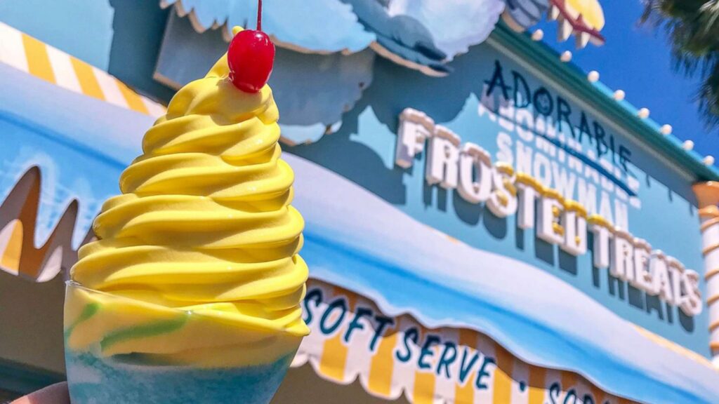 Adorable Snowman Frosted Treats in Disneyland