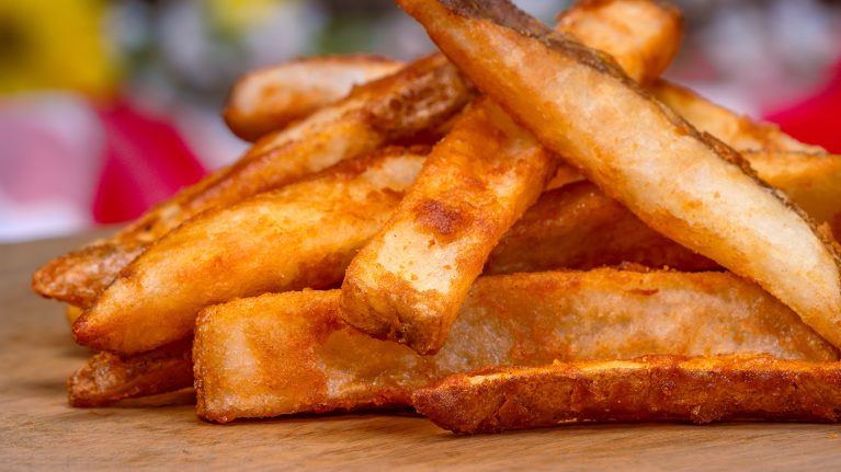 Beer-battered Fries from Hungry Bear Barbecue Jamboree in Disneyland