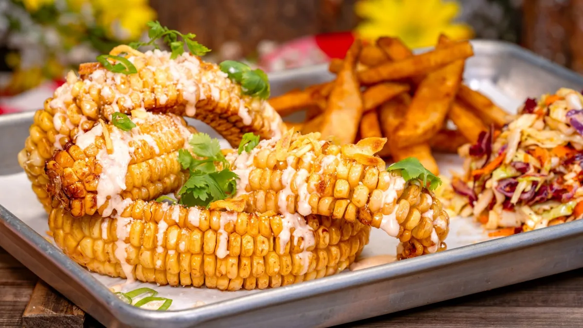 Corn Ribs Plate from Hungry Bear Barbecue Jamboree in Disneyland