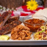 Smoked Barbecue Combo Platter from Hungry Bear Barbecue Jamboree in Disneyland