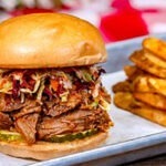 Barbecue Pulled Pork Sandwich from Hungry Bear Barbecue Jamboree in Disneyland