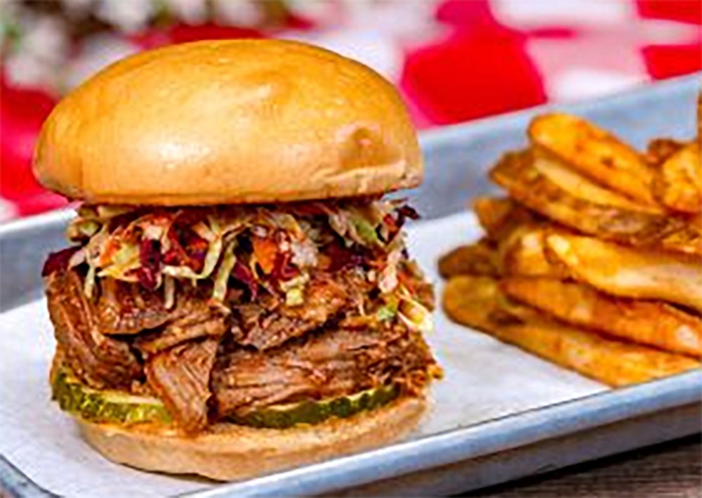 Barbecue Pulled Pork Sandwich from Hungry Bear Barbecue Jamboree in Disneyland