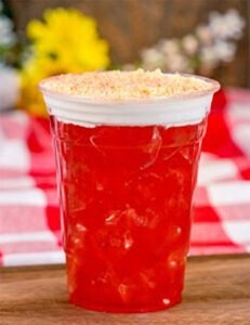 Strawberry Shortcake Lemonade from Hungry Bear Barbecue Jamboree in Disneyland