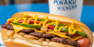 Plant-Based Philly Dog from Award Wieners