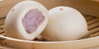 Steamed Sweet Taro Buns from Din Tai Fung in Disneyland
