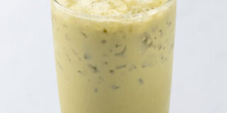 Matcha Milk Tea from Din Tai Fung in Disneyland