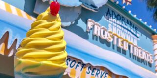 Adorable Snowman Frosted Treats in Disneyland