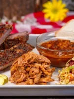 Smoked Barbecue Combo Platter from Hungry Bear Barbecue Jamboree in Disneyland