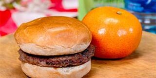 Hamburger Kids Meal from Hungry Bear Barbecue Jamboree in Disneyland