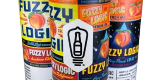 Bottle Logic Brewing, Fuzzy Logic Hazy Peach IPA